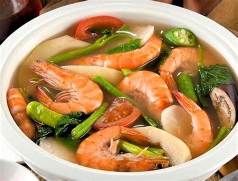  Sinigang na Hipon，酸甜開胃的鮮蝦湯！